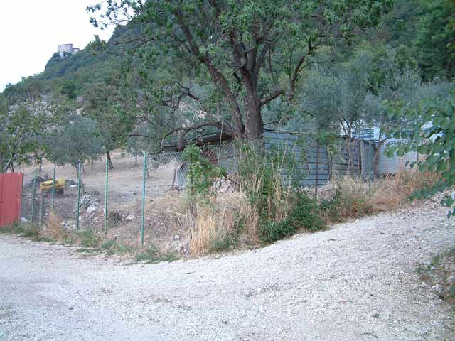 strada sterrata per Scandriglia