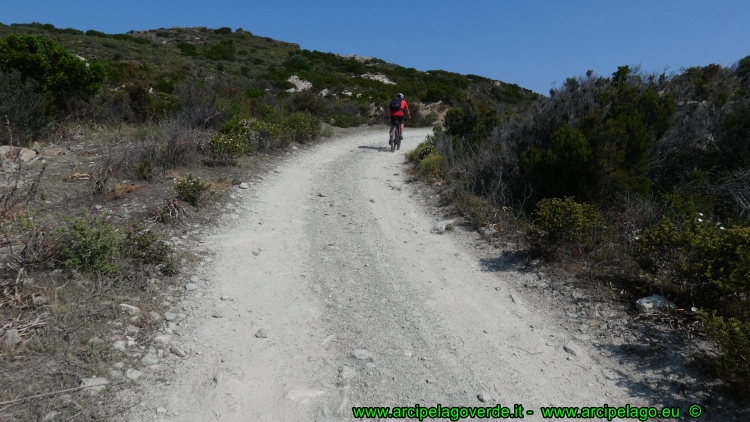 Desert des Agriates in mountain bike