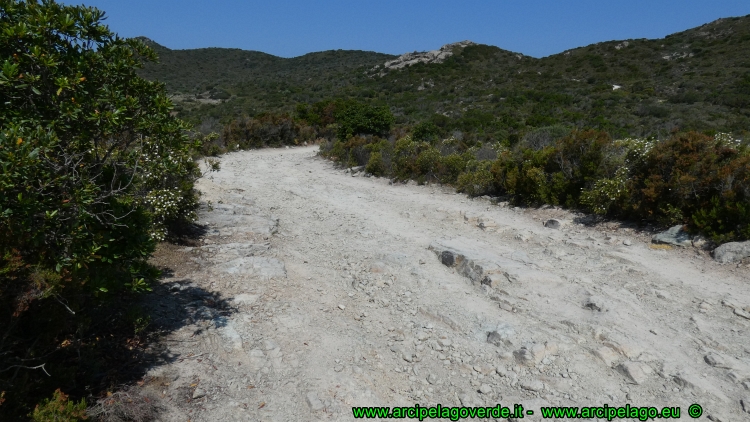 Desert des Agriates in mountain bike