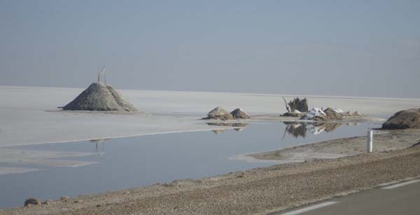 Chot El Jerid in mountain bike